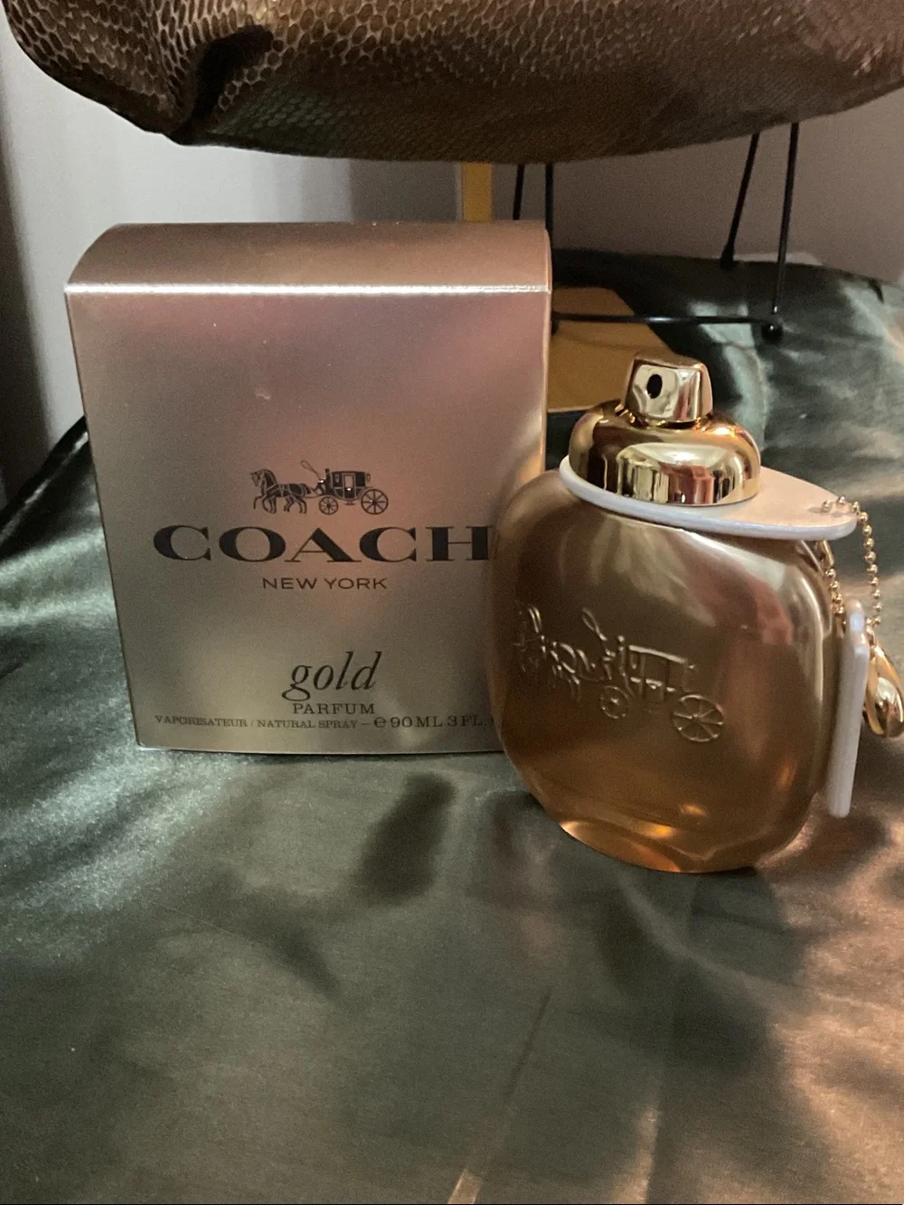 Fragrance Bottle coach gold